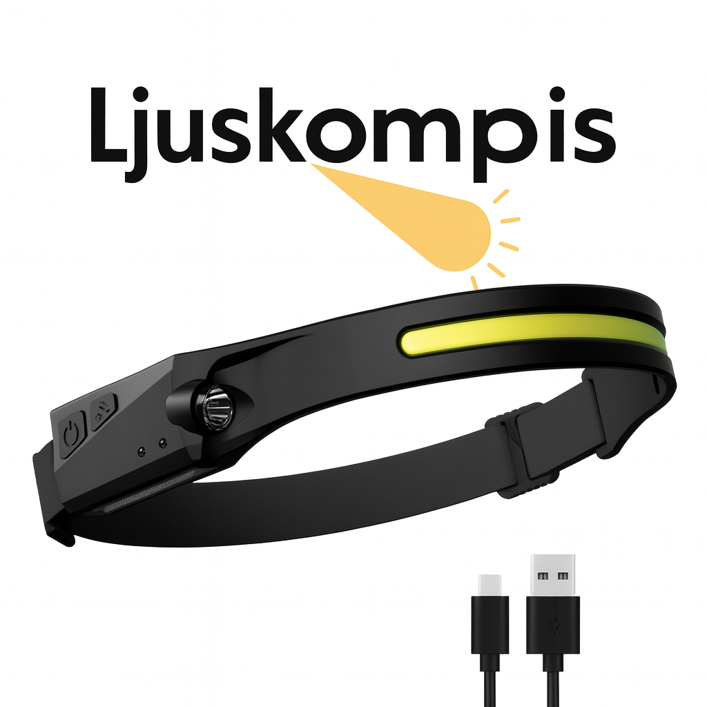 Ljuskompis - Perfekt för dig som vill se allt men ha båda händerna fria